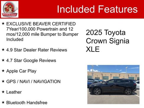 Used 2025 Toyota Crown Signia AWD/4WD image 5