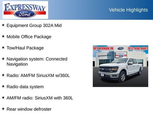 Used 2024 Ford F150 XLT w/ Equipment Group 302A MID AWD/4WD image 2