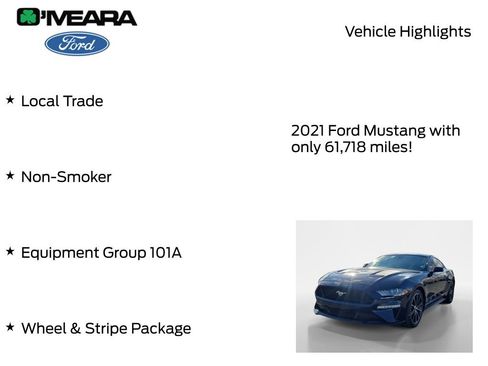 Used 2021 Ford Mustang Coupe w/ Equipment Group 101A image 8