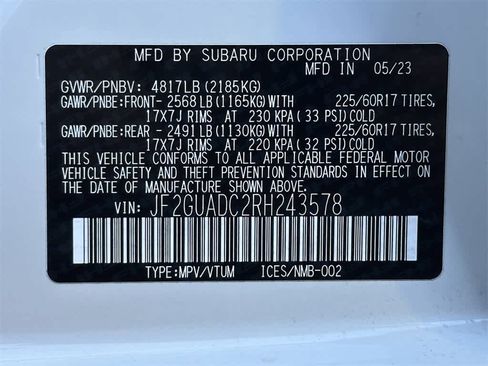 Used 2024 Subaru Crosstrek 2.0i Premium image 22