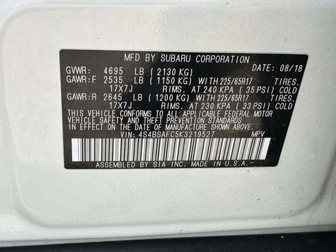 Used 2019 Subaru Outback 2.5i Premium w/ Popular Package #2 AWD/4WD image 21