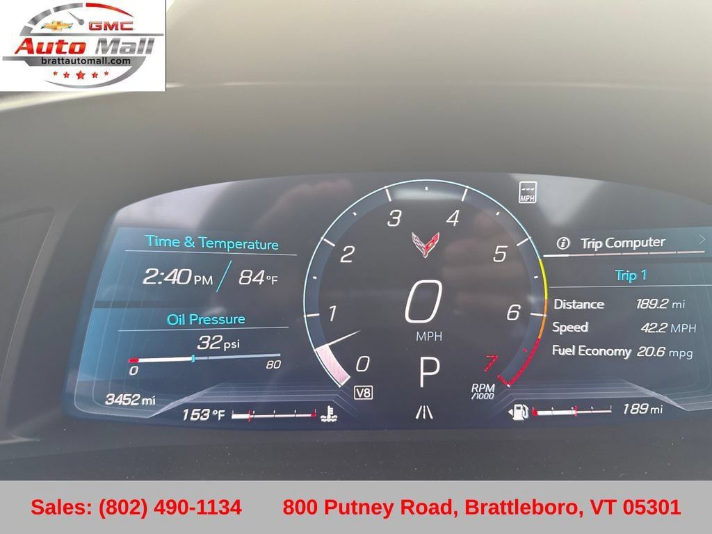 Used 2023 Chevrolet Corvette Stingray Preferred Conv w/ Z51 Performance Package RWD image 18