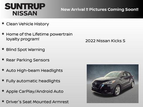 Certified 2022 Nissan Kicks S FWD image 5