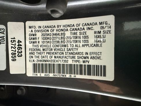 Used 2014 Honda CR-V LX image 24