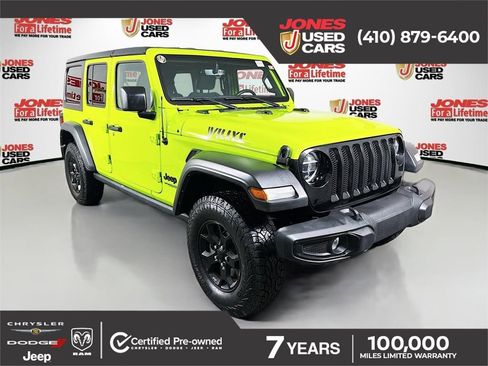 Used 2021 Jeep Wrangler Unlimited Sport image 1