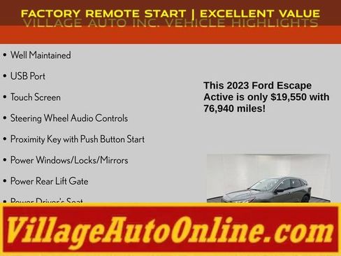 Used 2023 Ford Escape Active AWD/4WD image 8