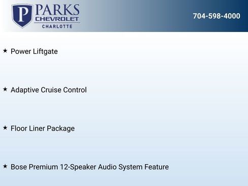 New 2026 Chevrolet Traverse High Country w/ LPO, Floor Liner Package FWD image 21