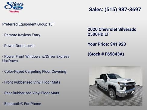 Used 2020 Chevrolet Silverado 2500 LT w/ All Star Edition AWD/4WD image 16
