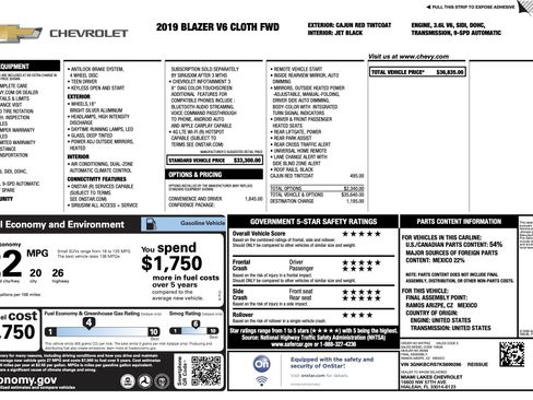 Used 2019 Chevrolet Blazer LT image 4