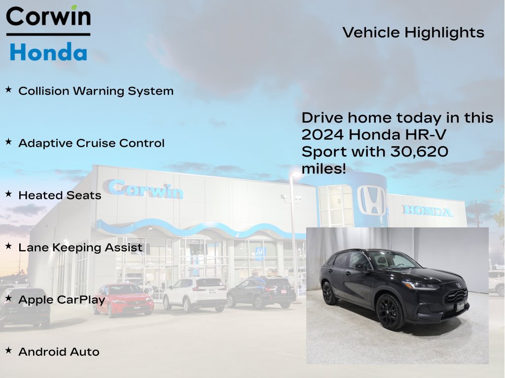 Certified 2024 Honda HR-V Sport image 6