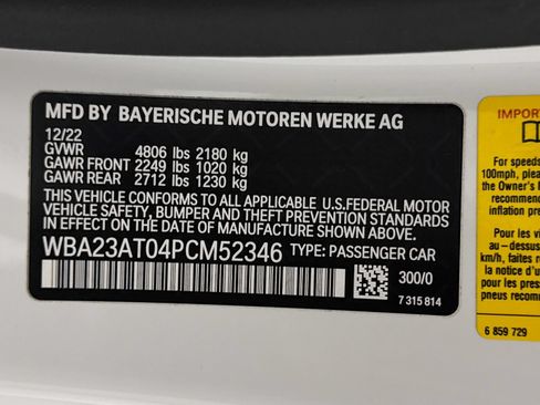 Used 2023 BMW 430i Convertible w/ Premium Package RWD image 35
