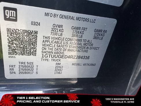 Used 2024 GMC Sierra 1500 Denali w/ Denali Reserve Package AWD/4WD image 14