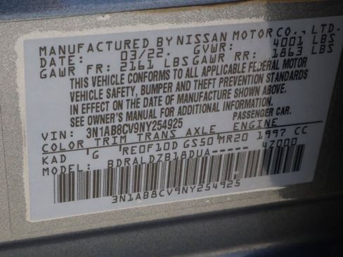 Used 2022 Nissan Sentra SV FWD image 20