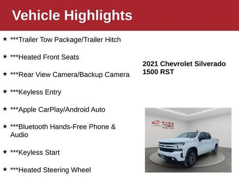 Used 2021 Chevrolet Silverado 1500 RST w/ Z71 Off-Road Package image 3
