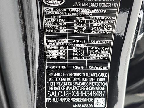 Certified 2024 Land Rover Discovery Sport S AWD/4WD image 36