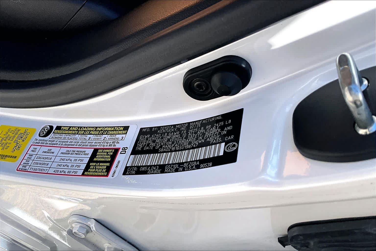 Used 2025 Lexus ES 350 w/ Premium Package FWD image 35