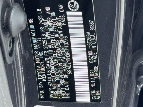 Used 2023 Lexus ES 350 w/ Premium Package FWD image 54