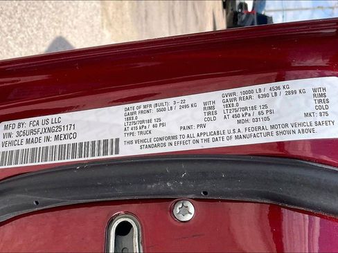 Used 2022 RAM 2500 Laramie w/ Protection Group AWD/4WD image 16