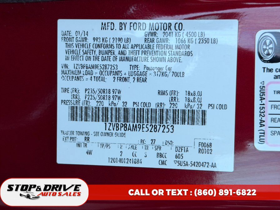 Used 2014 Ford Mustang Premium w/ Equipment Group 202A RWD image 16