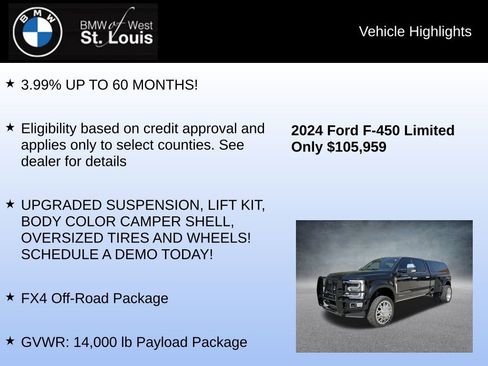 Used 2024 Ford F450 Limited w/ FX4 Off-Road Package image 8