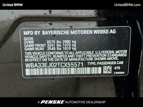 New 2026 BMW 760i xDrive AWD/4WD image 15