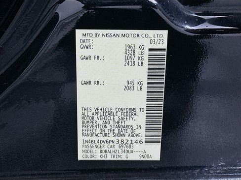 Used 2023 Nissan Altima 2.5 SV image 12