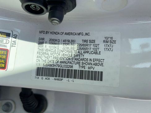 Used 2016 Honda CR-V EX-L image 21