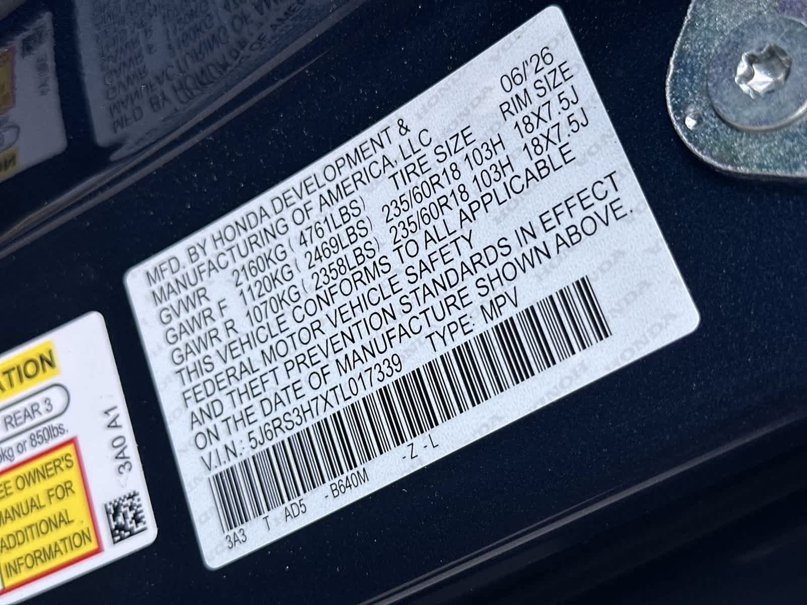 Certified 2026 Honda CR-V EX-L image 22