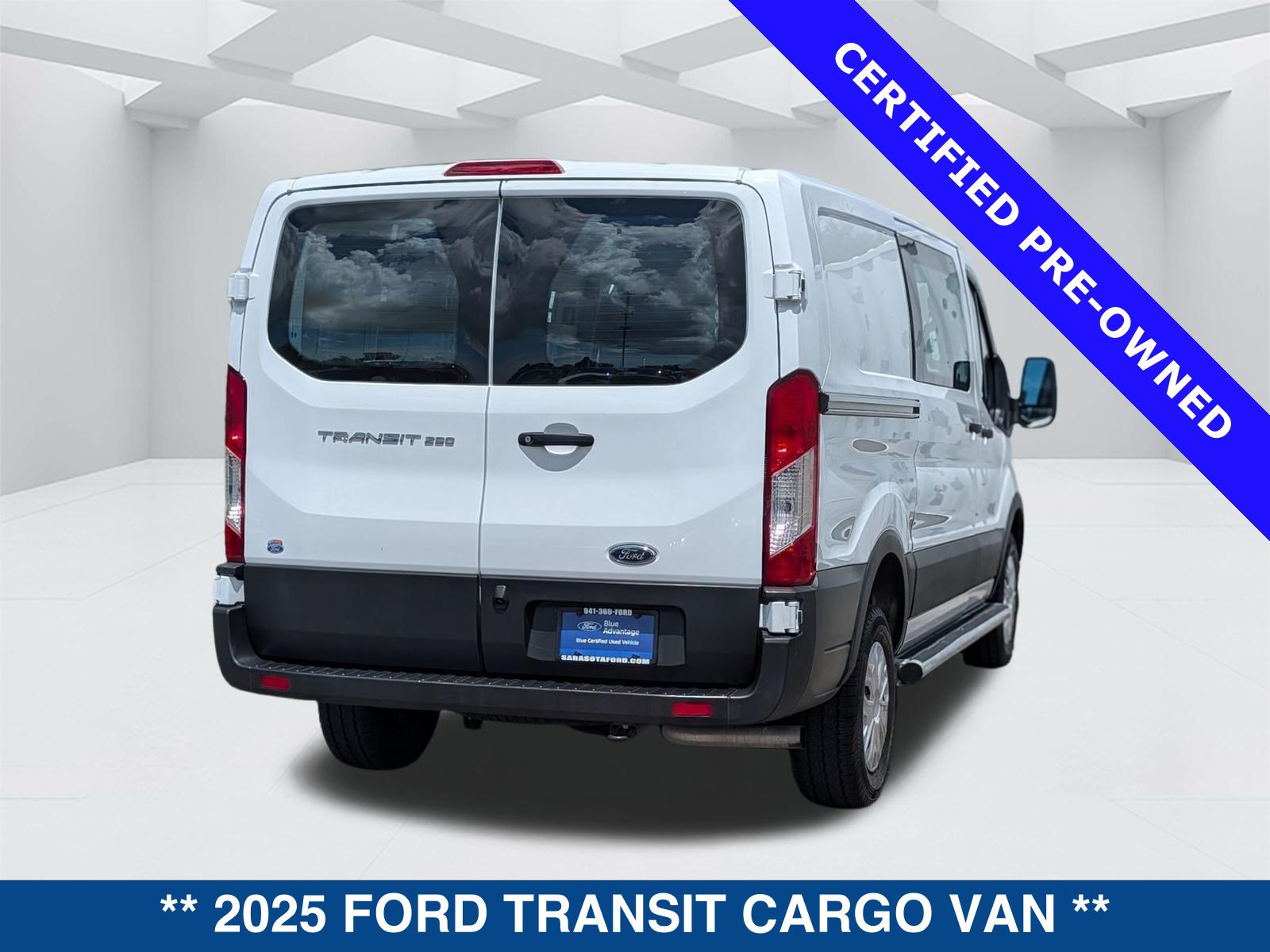 Certified 2025 Ford Transit 250 Low Roof w/ Exterior Upgrade Package RWD image 5