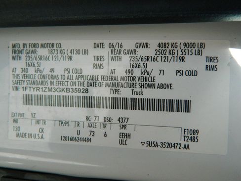 Used 2016 Ford Transit 250 130 Low Roof w/ Exterior Upgrade Package image 24