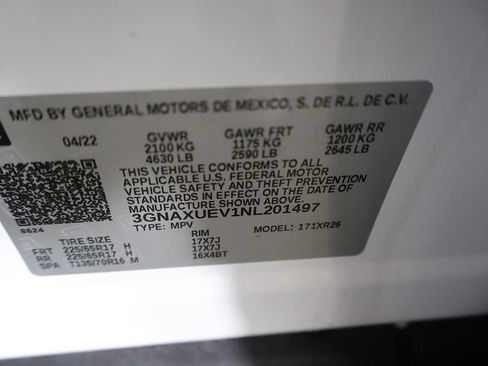 Used 2022 Chevrolet Equinox LT AWD/4WD image 45