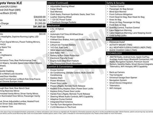 Used 2023 Toyota Venza XLE AWD/4WD image 47