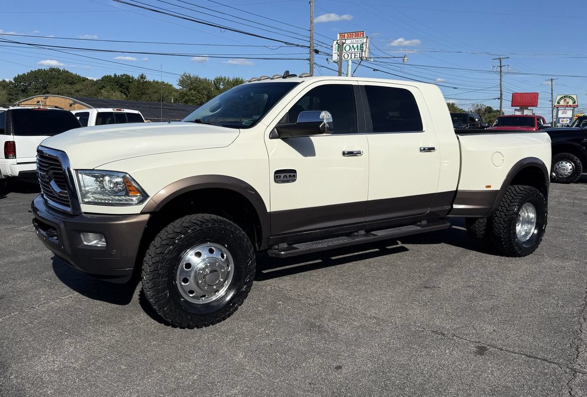 Used 2018 RAM 3500 Laramie Longhorn w/ Protection Group AWD/4WD image 1