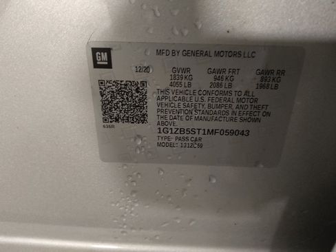 Used 2021 Chevrolet Malibu LS w/ LPO, Convenience Package 2 image 33