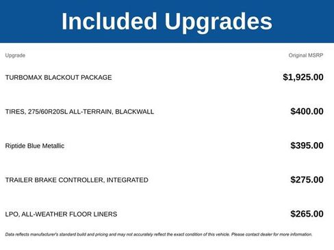 New 2026 Chevrolet Silverado 1500 Custom w/ Turbomax Blackout Package image 5