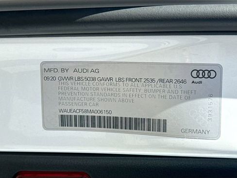 Used 2021 Audi A5 2.0T Prestige w/ Black Optic Package image 45