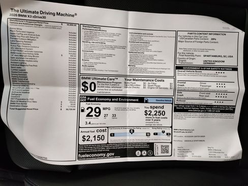 New 2026 BMW X3 xDrive30 image 29