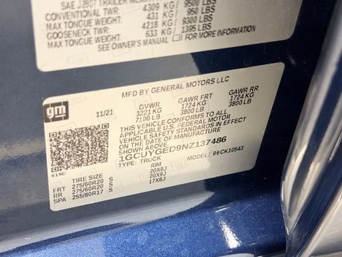 Certified 2022 Chevrolet Silverado 1500 LTZ w/ LTZ Premium Package image 26