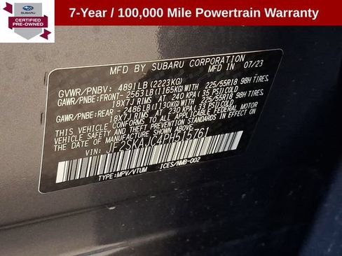 Certified 2023 Subaru Forester Sport AWD/4WD image 29