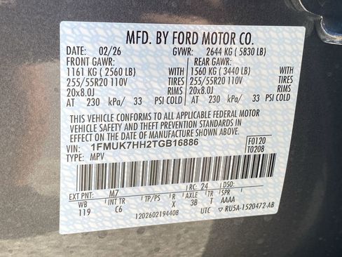 New 2026 Ford Explorer Platinum RWD image 37