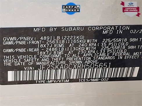 Certified 2024 Subaru Forester Sport image 30