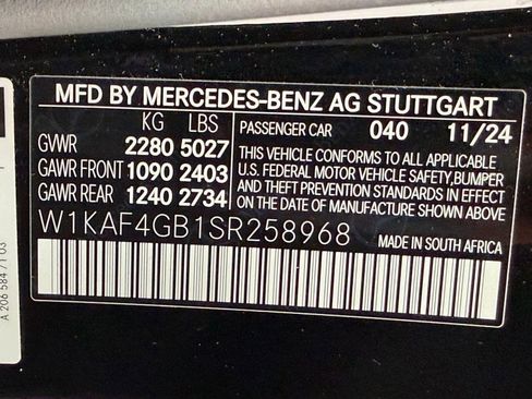 Certified 2025 Mercedes-Benz C 300 Sedan image 20