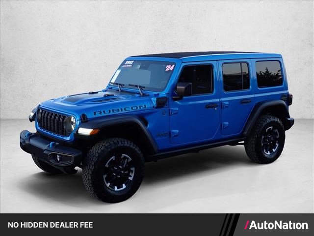 Used 2024 Jeep Wrangler Unlimited Rubicon 4xe w/ Safety Group AWD/4WD image 1