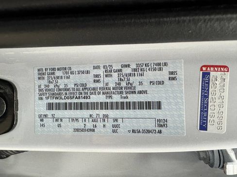 Used 2025 Ford F150 XLT w/ Equipment Group 301A Standard AWD/4WD image 33