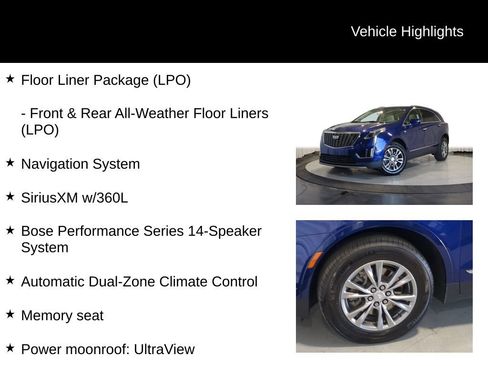 Used 2023 Cadillac XT5 Premium Luxury w/ LPO, Floor Liner Package AWD/4WD image 19