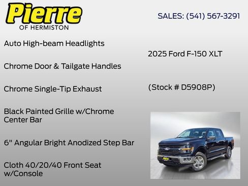 Certified 2025 Ford F150 XLT w/ Equipment Group 301A Standard AWD/4WD image 20
