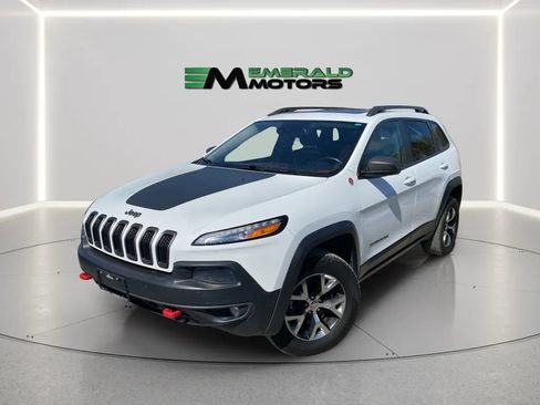 Used 2015 Jeep Cherokee Trailhawk w/ Leather Interior Group AWD/4WD image 1