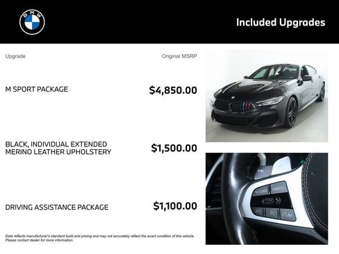 Used 2020 BMW 840i Gran Coupe xDrive w/ M Sport Package AWD/4WD image 4