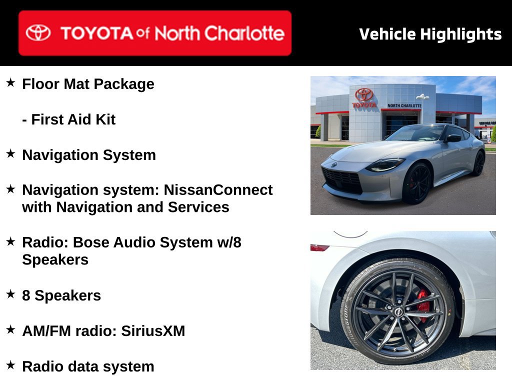 Used 2024 Nissan Z Performance w/ Floor Mat Package RWD image 4