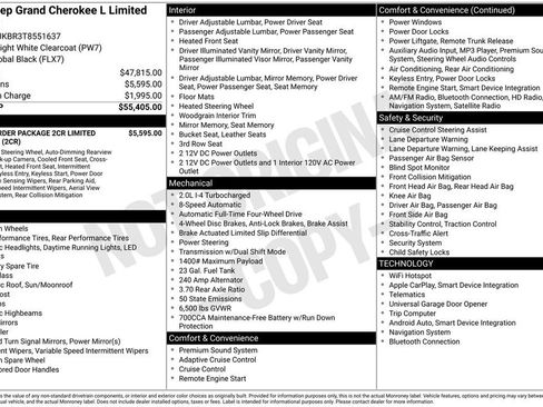 New 2026 Jeep Grand Cherokee L Limited image 6